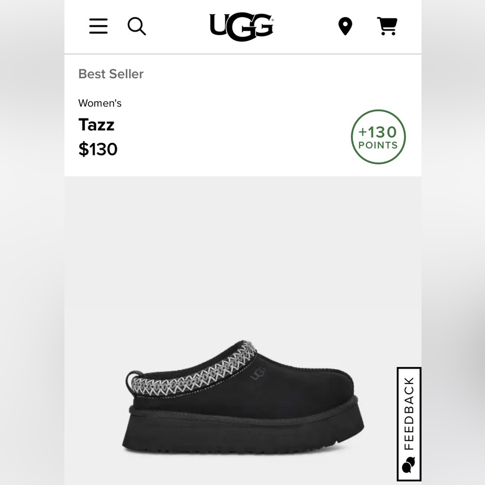Nwt Uggs Tazz women’s platform slippers.